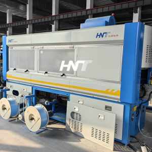 Touch Screen PLC Cable Coiling And Packing Machine