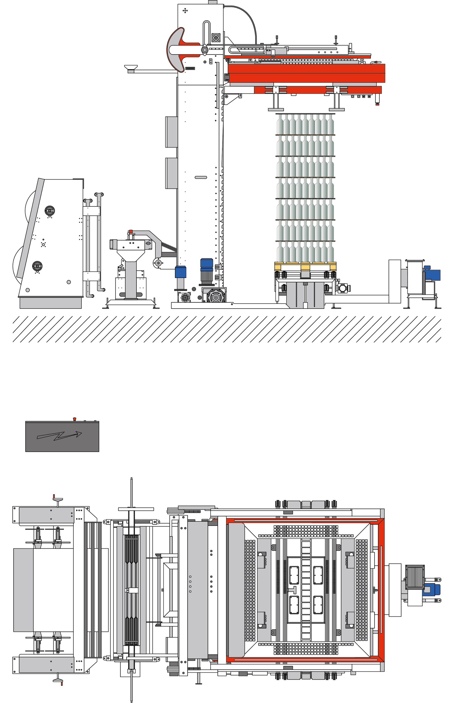 shrink hooding machine