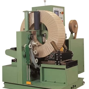 Steel coil wrapping machine