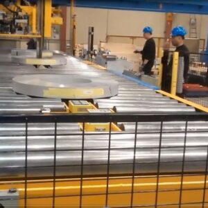 A new banding line with 6 stations, for hot rolled / pickled / coated steel coils.