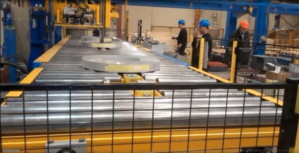steel coil banding line