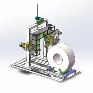 Steel Wire Packing Machine with Paper and Film