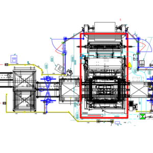 Packaging without lifting for glass and bottle industries