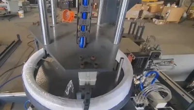 horizontal wire coil packaging