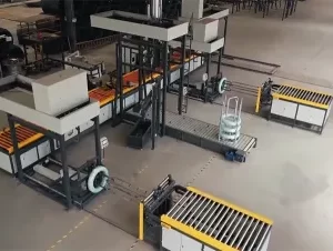 Horizontal Wire Coil Packaging Line WS-200 | Video | Siao