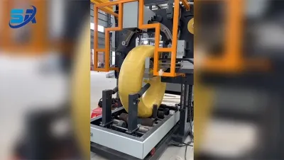Semi-Automatic Coil Wrapping Machine
