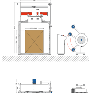 vertical strapping machine