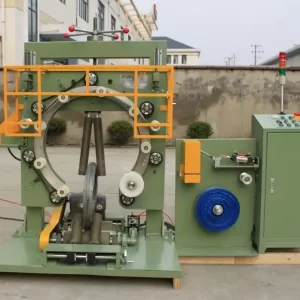 Wire coil packaging machine